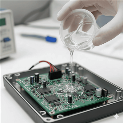 Има ли двукомпонентната силиконова смес за заливки добра гъвкавост?